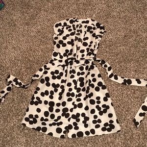 100 % Silk Polka Dot Dress